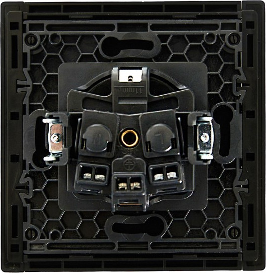 Изображение товара Розетка IEK Forte&Piano FP-R11-16-K02 (черный)