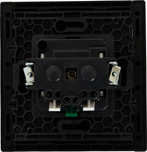 Изображение товара Розетка IEK Forte&Piano FP-R11-16-1-K02 (черный)