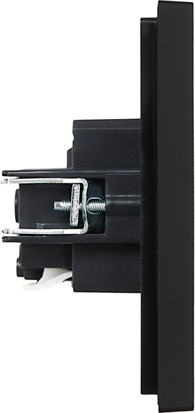 Изображение товара Розетка IEK Forte&Piano FP-R11-16-1-K02 (черный)