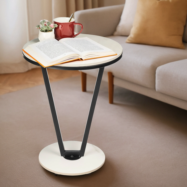 Изображение товара Журнальный столик Mio Tesoro Элиза (белый/черный)