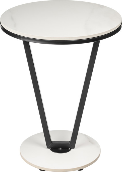 Изображение товара Журнальный столик Mio Tesoro Элиза (белый/черный)