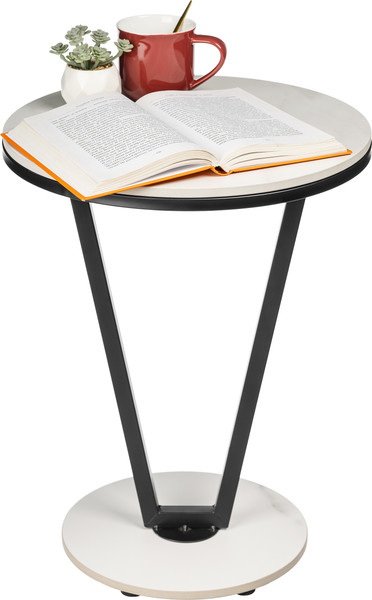 Изображение товара Журнальный столик Mio Tesoro Элиза (белый/черный)