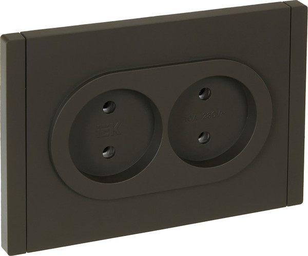 Изображение товара Розетка IEK Forte&Piano FP-R20-10-1-K03 (серый)