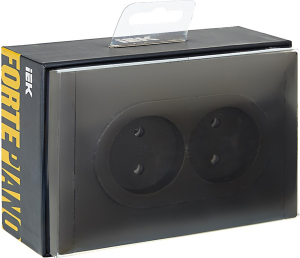 Изображение товара Розетка IEK Forte&Piano FP-R20-10-1-K03 (серый)