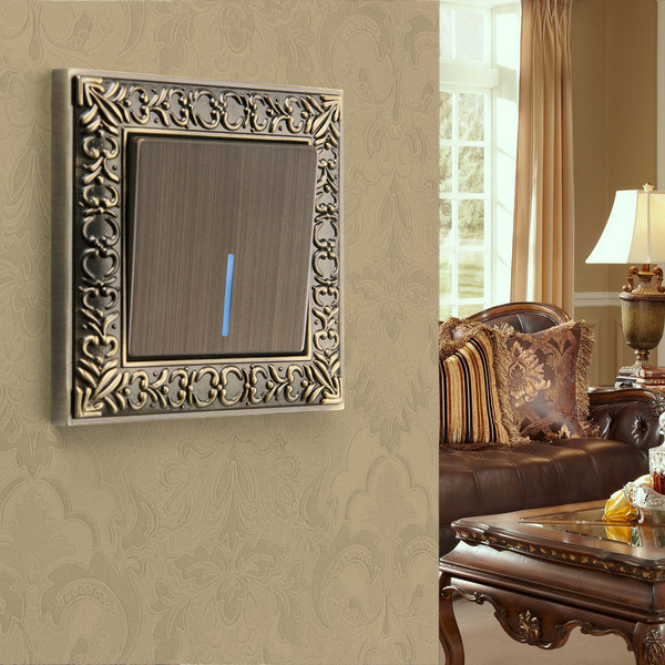 Изображение товара Клавиша для выключателя Werkel W1119112 c подсветкой (бронзовый)