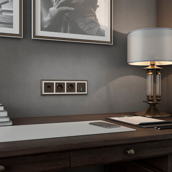 Изображение товара Клавиша для выключателя Werkel W1119112 c подсветкой (бронзовый)