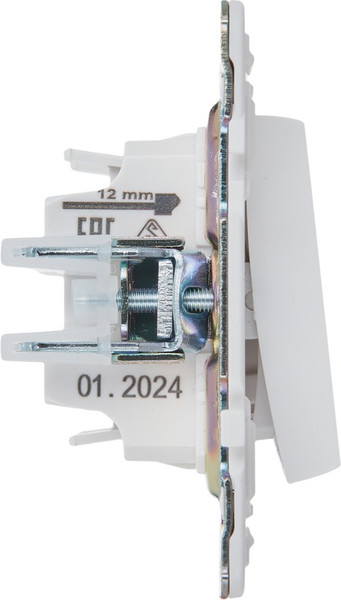 Изображение товара Выключатель IEK Skandy SK-V13-0-10-K01 (арктический белый)