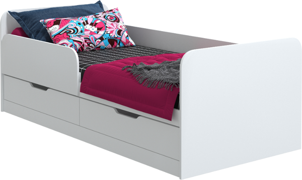 Изображение товара Кровать-тахта Интерлиния Анеси-5 (белый платинум/белый платинум)