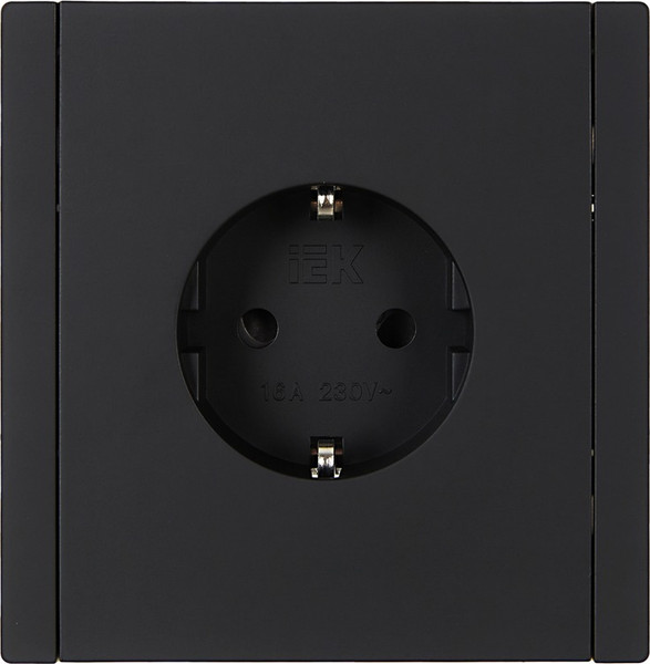 Изображение товара Розетка IEK Forte&Piano FP-R14-16-K02 (черный)