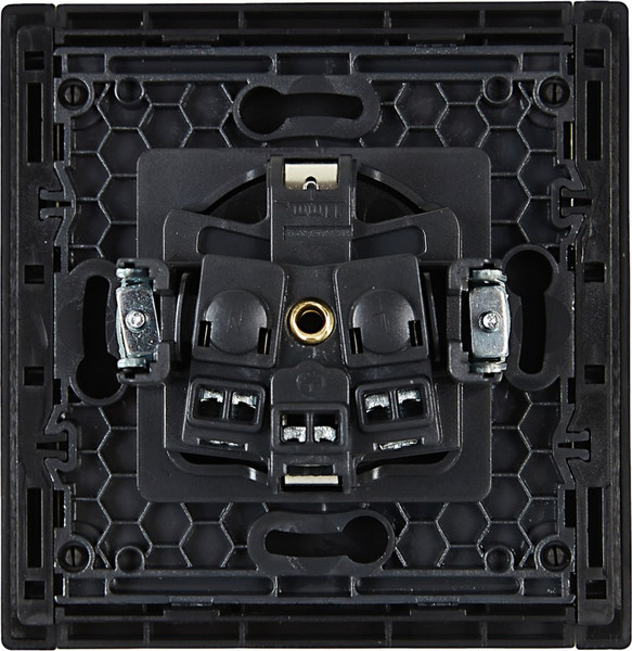 Изображение товара Розетка IEK Forte&Piano FP-R14-16-K02 (черный)