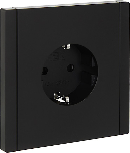 Изображение товара Розетка IEK Forte&Piano FP-R14-16-1-K02 (черный)