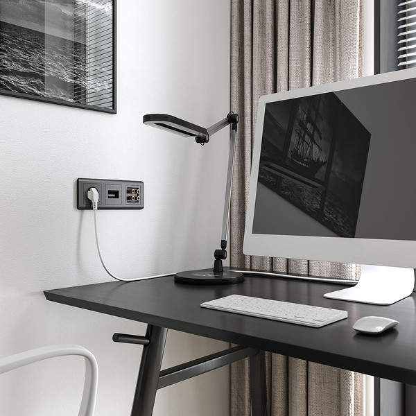 Изображение товара Лицевая панель Werkel W1191104 (графит рифленый)