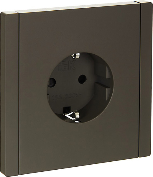 Изображение товара Розетка IEK Forte&Piano FP-R14-16-1-K03 (серый)