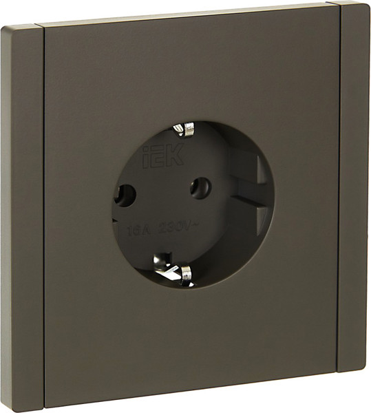 Изображение товара Розетка IEK Forte&Piano FP-R11-16-1-K03 (серый)