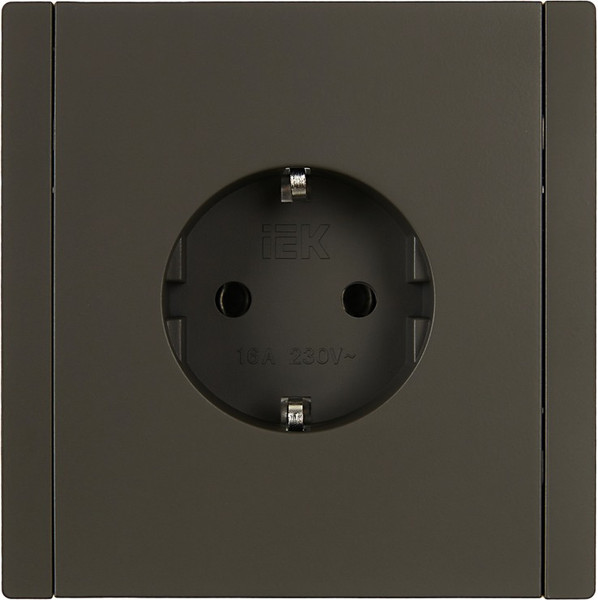 Изображение товара Розетка IEK Forte&Piano FP-R11-16-1-K03 (серый)