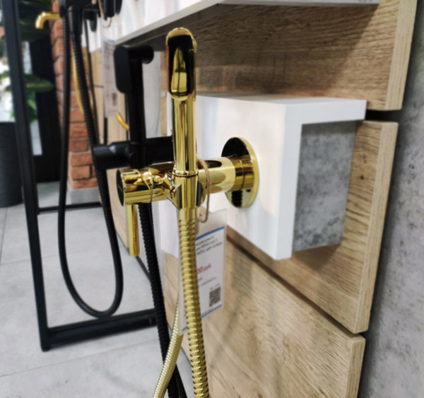 Изображение товара Гигиенический душ со смесителем Whitecross SYSYBI2GL  (золото)