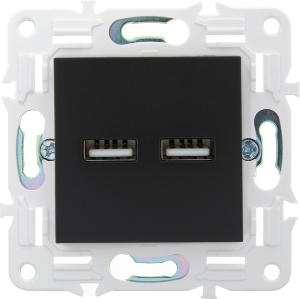 Изображение товара Розетка IEK Skandy SK-U21-D31-K02 (черный)