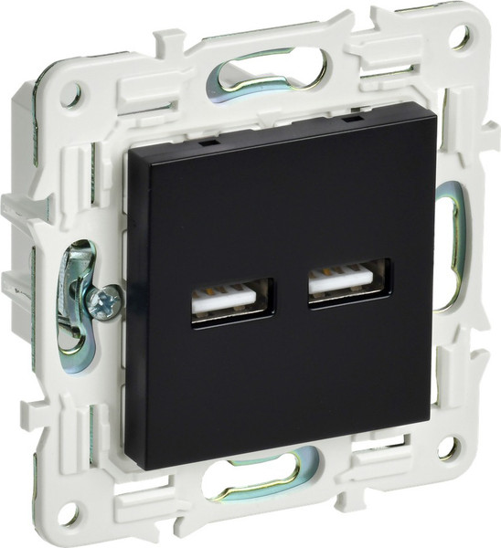 Изображение товара Розетка IEK Skandy SK-U21-D31-K02 (черный)