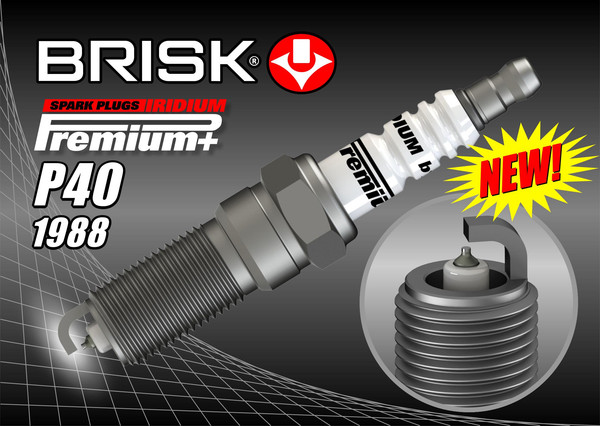 Изображение товара Свеча зажигания для авто Brisk RR15BYIR / 1988