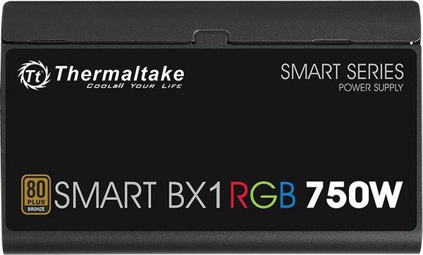 Изображение товара Блок питания для компьютера Thermaltake Smart BX1 RGB 750W (SP-750AH2NKB-2)