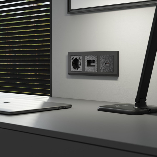 Изображение товара Лицевая панель Werkel W1296008 (черный)