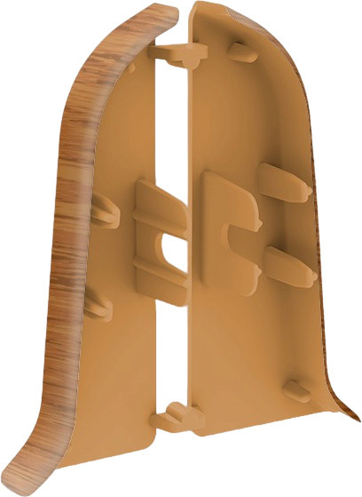 Изображение товара Заглушка для плинтуса Ideal К55 Классик 217 Дуб темный (2шт, флоупак)