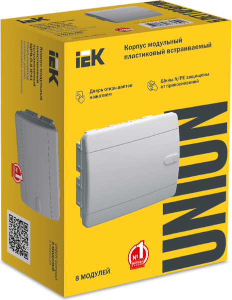 Изображение товара Бокс пластиковый IEK Union Compact UIC-KP13-V-08-41-K01