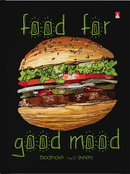 Изображение товара Блокнот Альт Food In Black / 3-160-002/46 (160л)