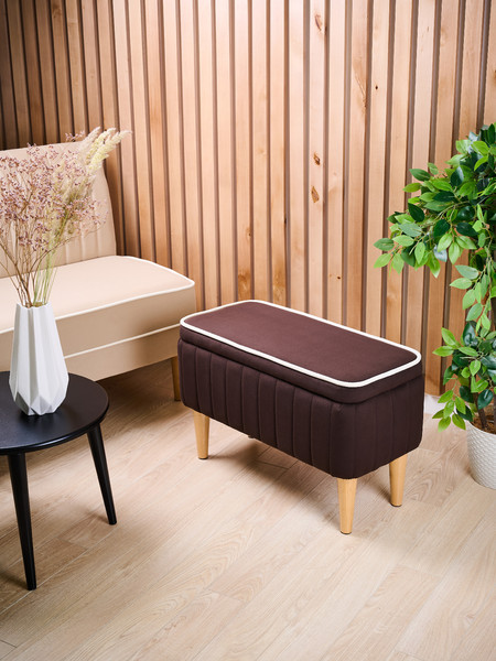 Изображение товара Банкетка Monofix Амма с ящиком для хранения (коричневый №24)