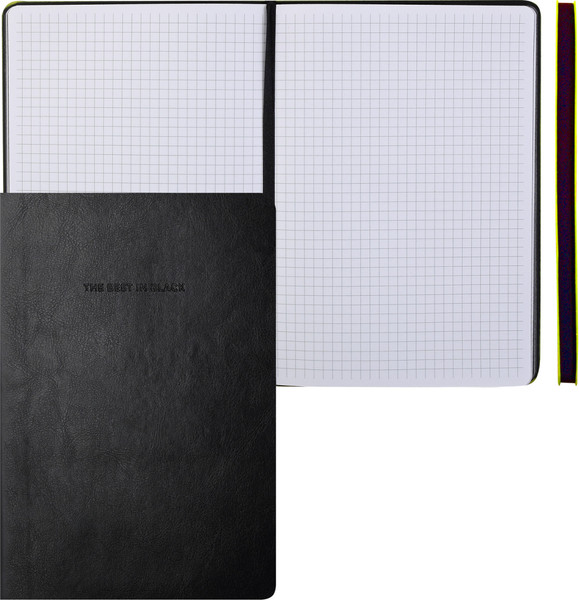 Изображение товара Записная книжка deVente The Best In Black / 2251528 (черный/желтый)