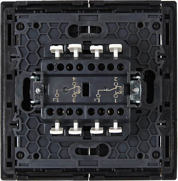 Изображение товара Выключатель IEK Forte&Piano FP-V22-1-10-1-K02 (черный)