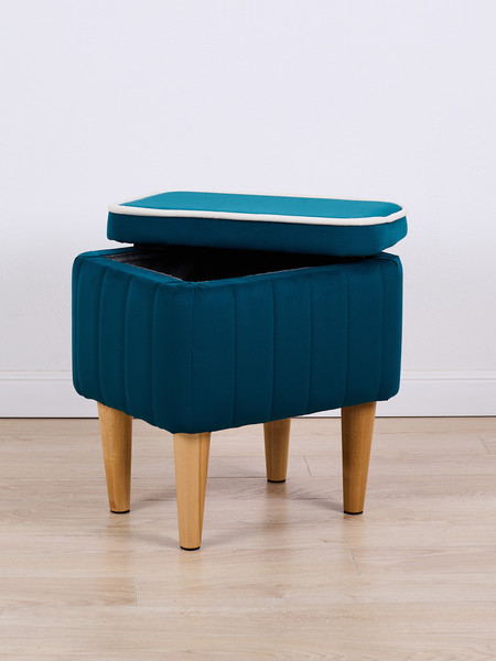 Изображение товара Пуф Monofix Амма с ящиком для хранения (изумрудный №20)