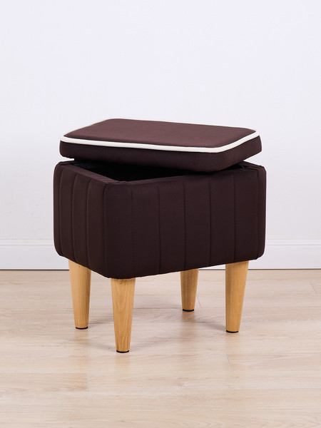 Изображение товара Пуф Monofix Амма с ящиком для хранения (коричневый №24)