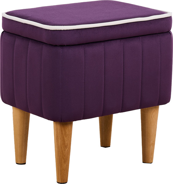 Изображение товара Пуф Monofix Амма с ящиком для хранения (фиолетовый №25)