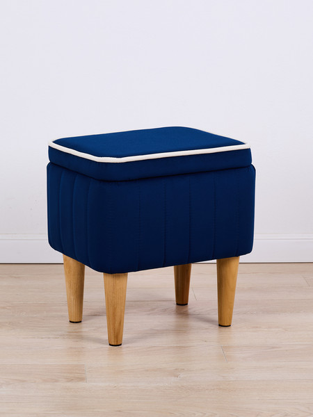 Изображение товара Пуф Monofix Амма с ящиком для хранения (синий №26)