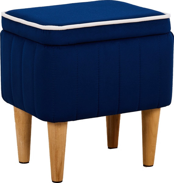 Изображение товара Пуф Monofix Амма с ящиком для хранения (синий №26)