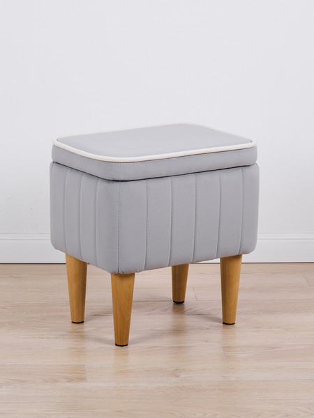 Изображение товара Пуф Monofix Амма с ящиком для хранения (светло-серый №52)