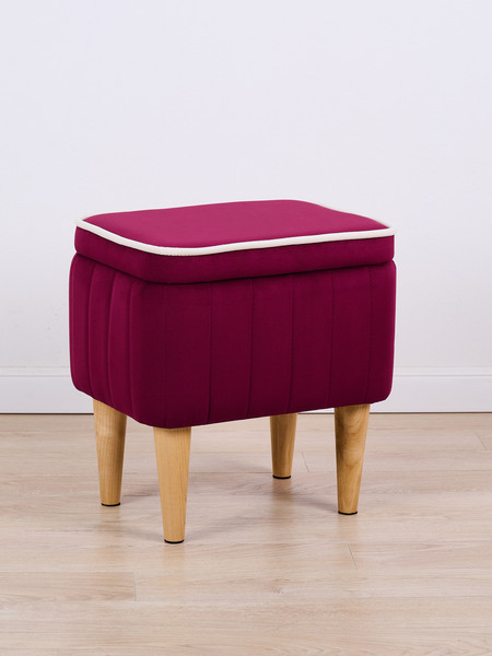 Изображение товара Пуф Monofix Амма с ящиком для хранения (винный №63)