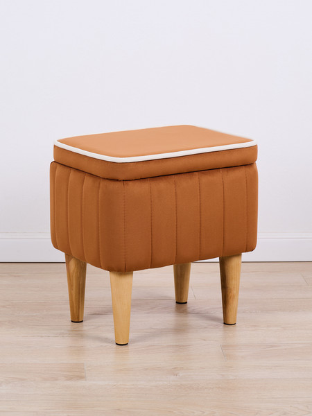 Изображение товара Пуф Monofix Амма с ящиком для хранения (охра №62)