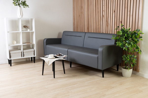 Изображение товара Диван Monofix Фоксет 202см (экокожа серый)