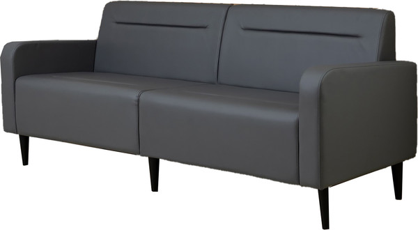 Изображение товара Диван Monofix Фоксет 202см (экокожа серый)