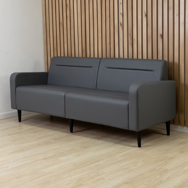 Изображение товара Диван Monofix Фоксет 202см (экокожа серый)