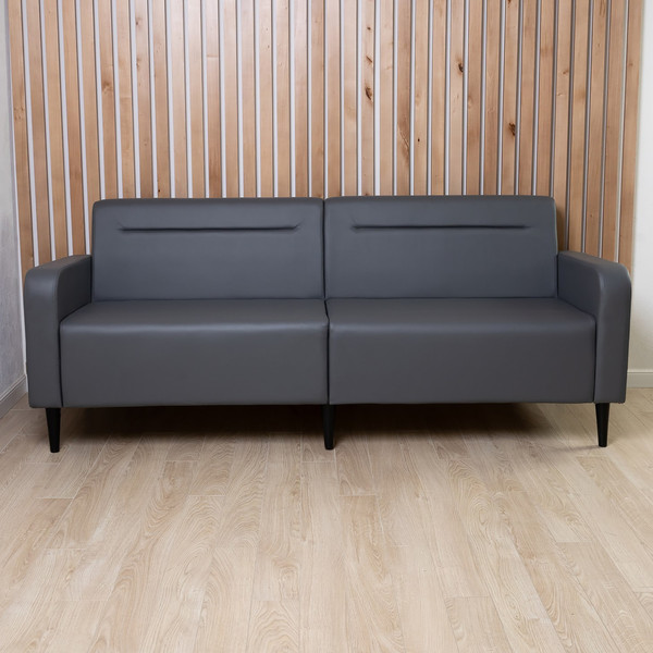 Изображение товара Диван Monofix Фоксет 202см (экокожа серый)