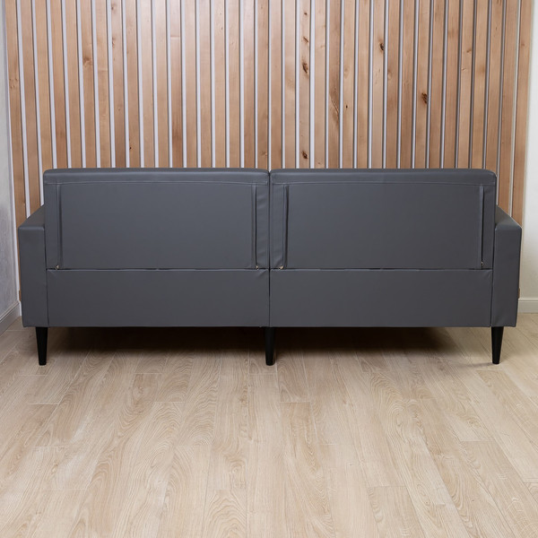 Изображение товара Диван Monofix Фоксет 202см (экокожа серый)