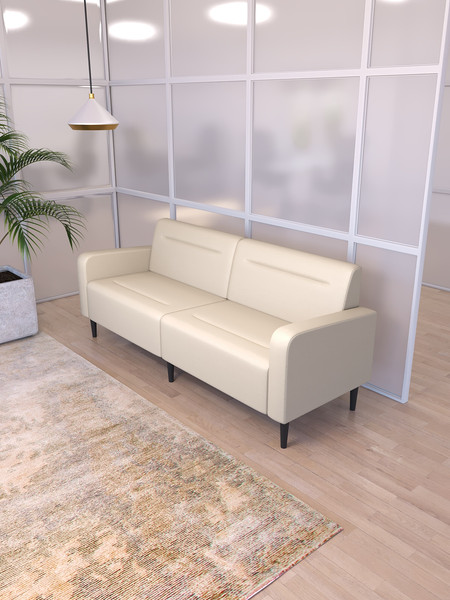 Изображение товара Диван Monofix Фоксет 202см (экокожа крем)