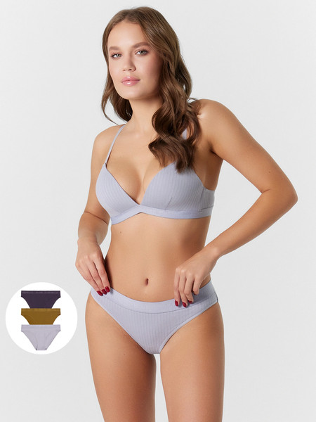 Изображение товара Комплект женских трусов Mark Formelle 412298-3 (р.86, хаки)