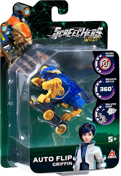 Изображение товара Игрушка-трансформер Screechers Дикие Скричеры. Автофлип Гриффон S5 / 62642