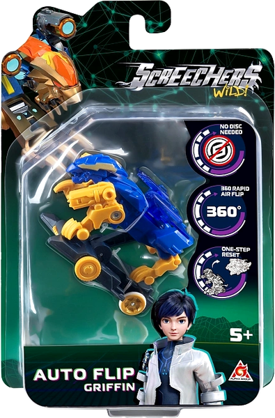 Изображение товара Игрушка-трансформер Screechers Дикие Скричеры. Автофлип Гриффон S5 / 62642