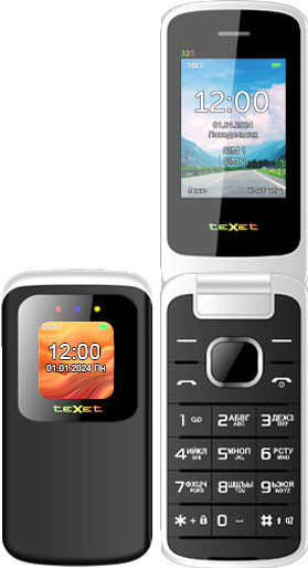 Изображение товара Мобильный телефон Texet TM-325 (антрацит)