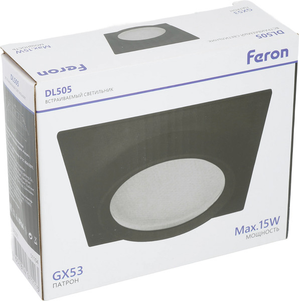 Изображение товара Точечный светильник Feron DL505 / 51104 (черный)